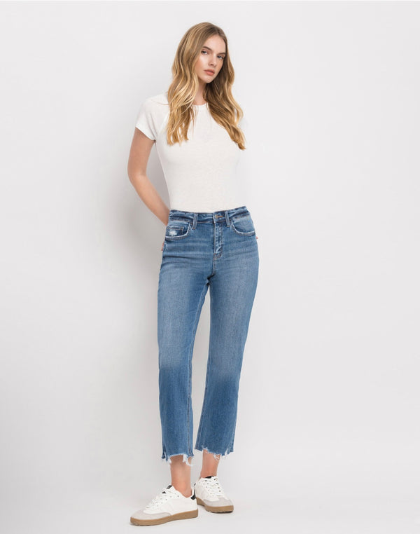 Vervet High Rise Straight Jeans